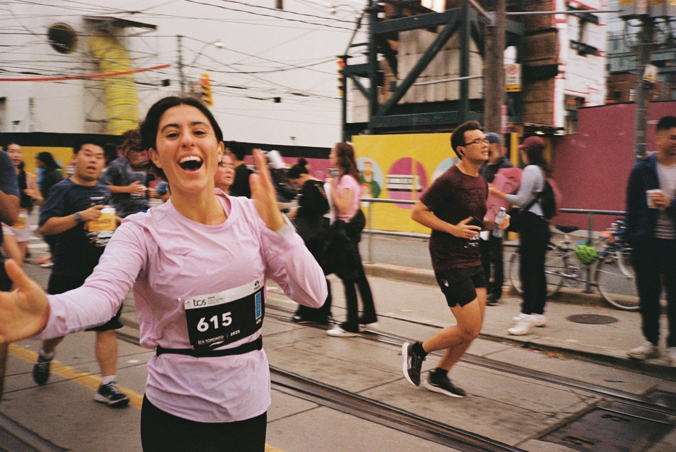 Ashley at the Toronto Marathon